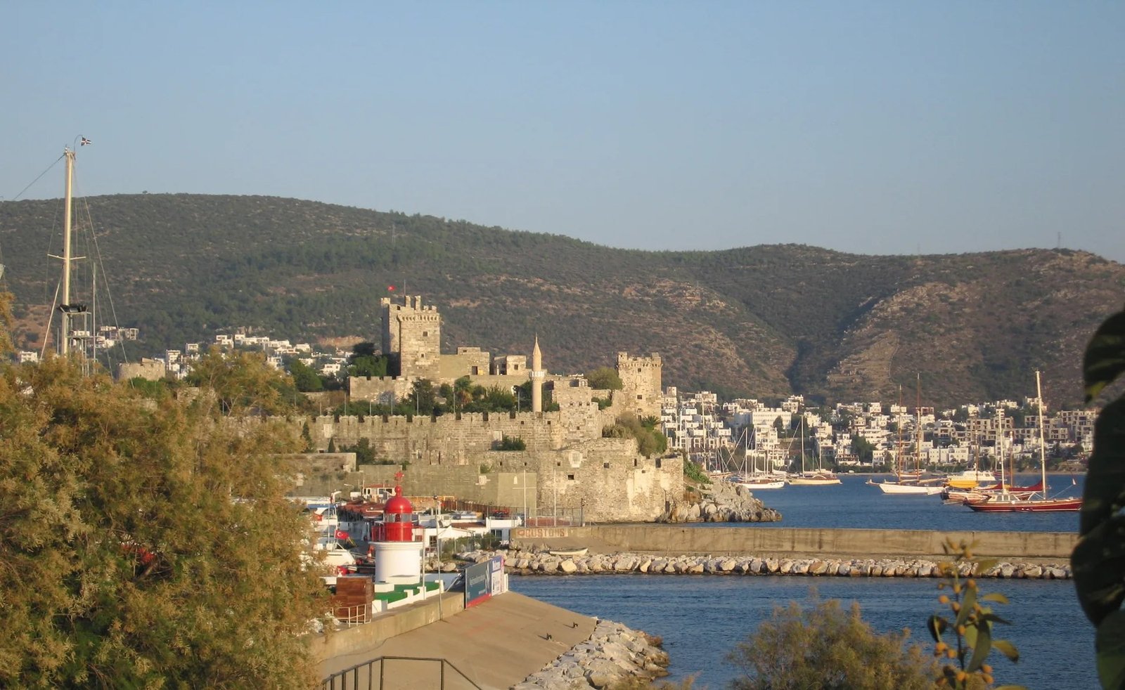 Bodrum Castle and the entrance to Bodrum harbour